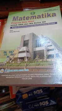 Image of Matematika Progam IPS dan Bahasa SMA Kelas XII
