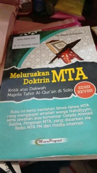 Image of Meluruskan Doktrin MTA